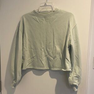 Universal Thread Mint Green Cropped Sweatshirt